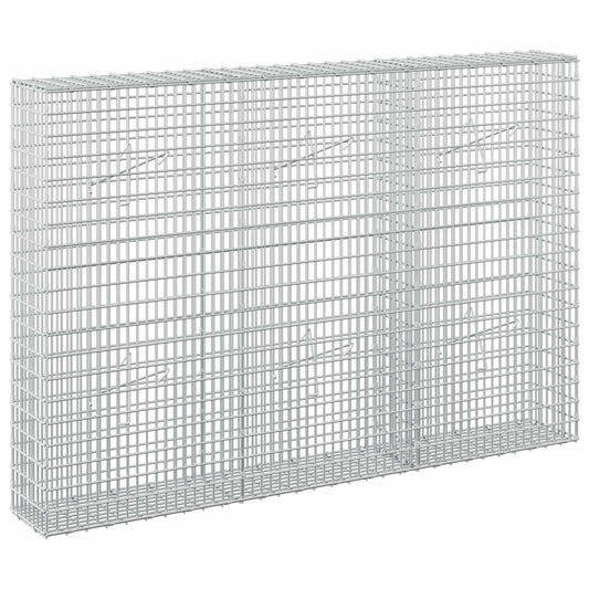 Gabion with 5 mm Wire and 5x2.5 cm Mesh 150x20x100 cm