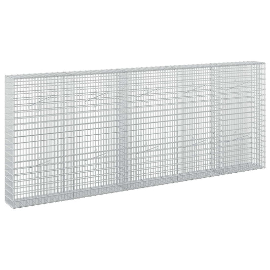Gabion with 5 mm Wire and 5x2.5 cm Mesh 250x20x100 cm