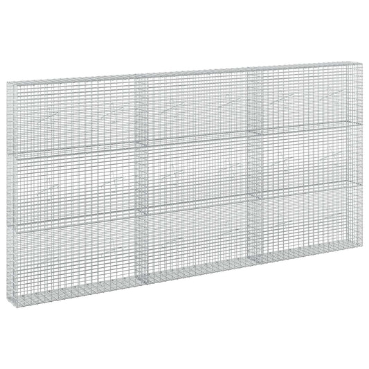 Gabion with 5 mm Wire and 5x2.5 cm Mesh 300x20x150 cm