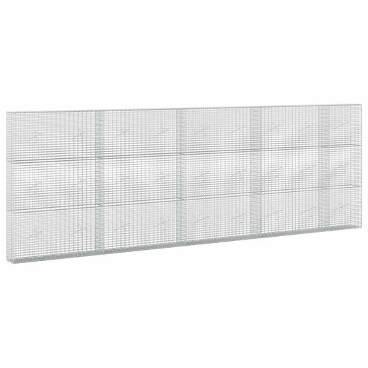 Gabion with 5 mm Wire and 5x2.5 cm Mesh 450x20x150 cm