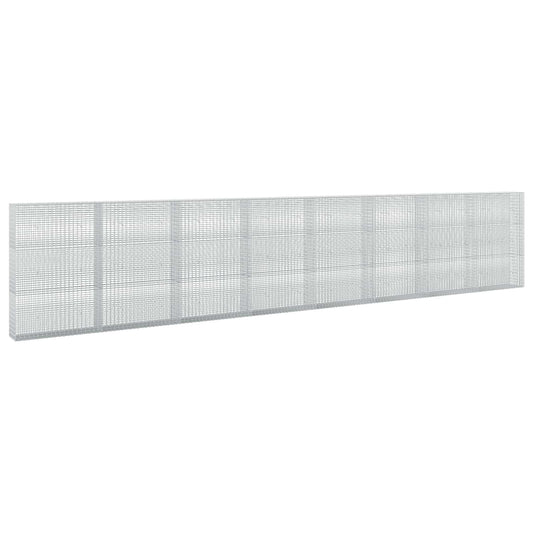 Gabion with 5 mm Wire and 5x2.5 cm Mesh 800x30x150 cm
