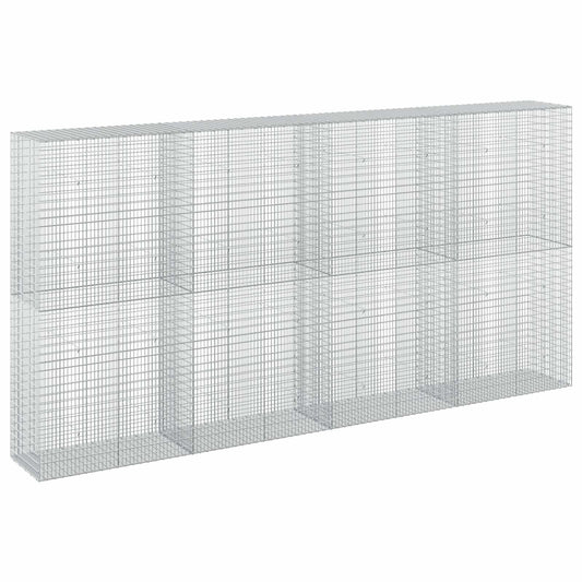 Gabion with 5 mm Wire and 5x2.5 cm Mesh 400x50x200 cm