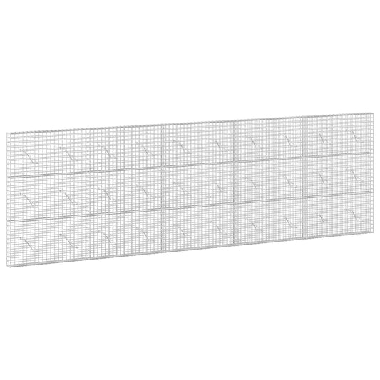 Gabion with 5 mm Wire and 5x5 cm Mesh 500x10x150 cm