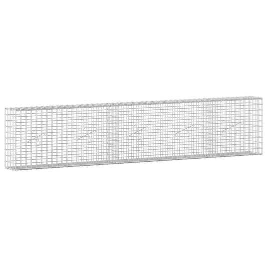 Gabion with 5 mm Wire and 5x5 cm Mesh 250x20x50 cm