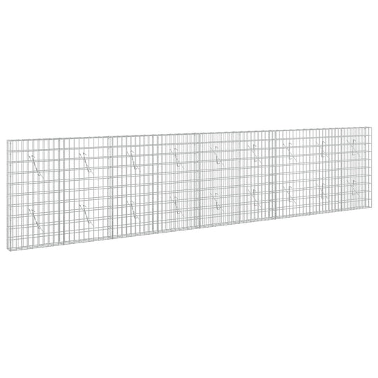 Gabion with 5 mm Wire and 5x10 cm Mesh 450x10x100 cm