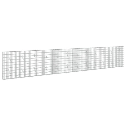 Gabion with 5 mm Wire and 5x10 cm Mesh 600x10x100 cm