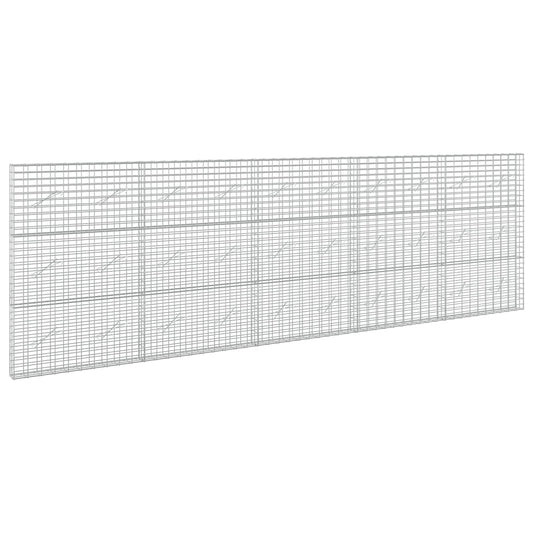 Gabion with 5 mm Wire and 5x10 cm Mesh 500x10x150 cm