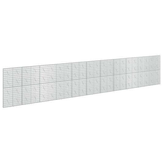 Gabion with 5 mm Wire and 5x10 cm Mesh 1100x10x200 cm