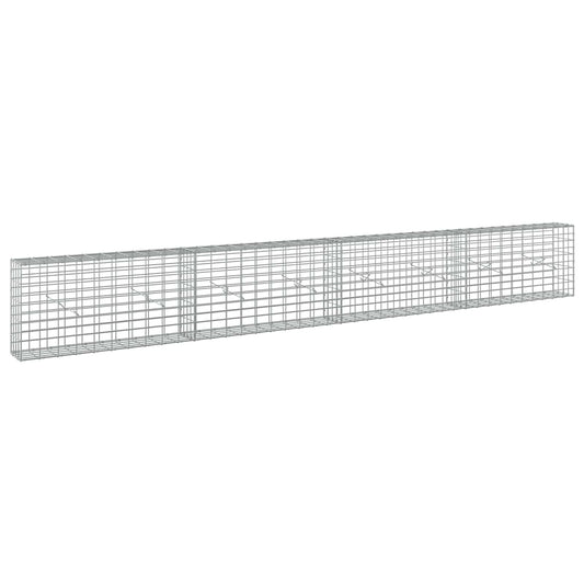 Gabion with 5 mm Wire and 5x10 cm Mesh 400x20x50 cm