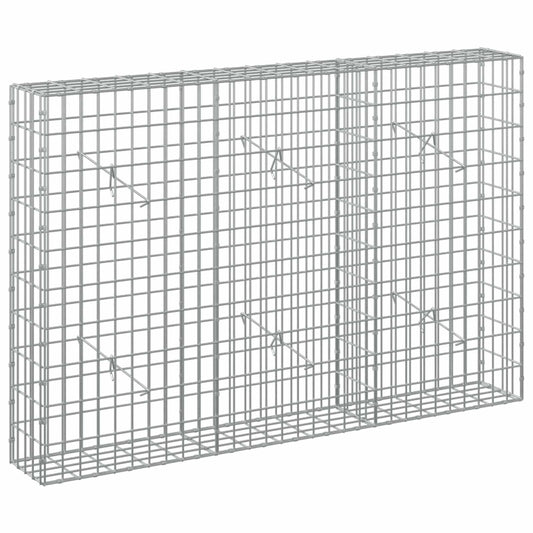 Gabion with 5 mm Wire and 5x10 cm Mesh 150x20x100 cm