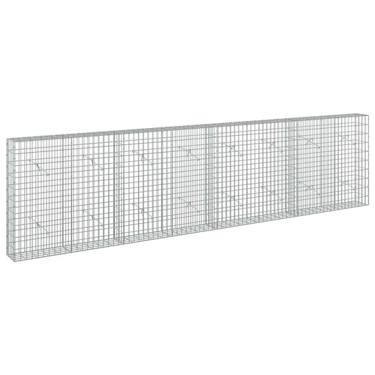Gabion with 5 mm Wire and 5x10 cm Mesh 400x20x100 cm
