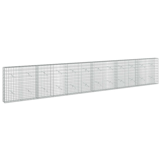 Gabion with 5 mm Wire and 5x10 cm Mesh 600x20x100 cm