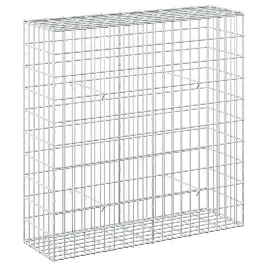 Gabion with 5 mm Wire and 5x10 cm Mesh 100x30x100 cm