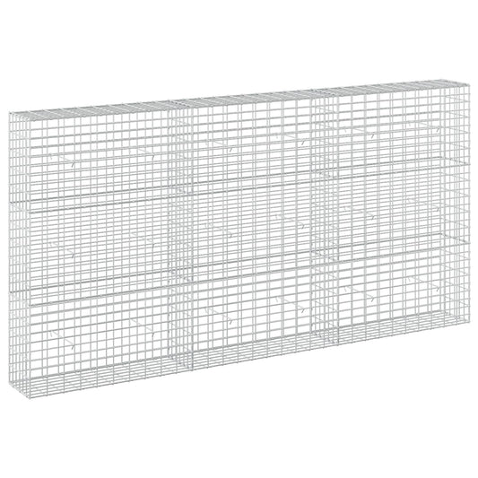 Gabion with 5 mm Wire and 5x10 cm Mesh 300x30x150 cm