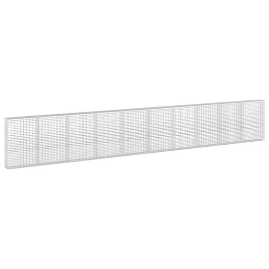 Gabion with 5 mm Wire and 5x10 cm Mesh 1000x30x150 cm