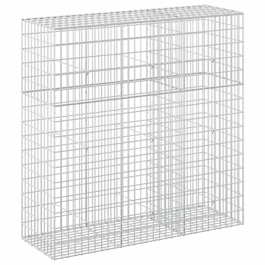 Gabion with 5 mm Wire and 5x10 cm Mesh 150x50x150 cm