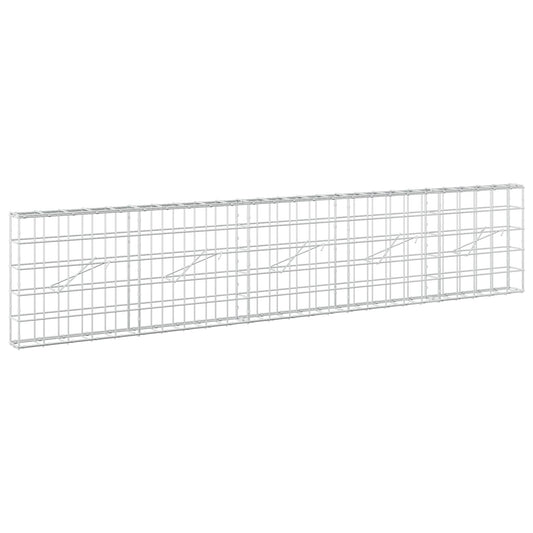 Gabion with 5 mm Wire and 10x10 cm Mesh 250x10x50 cm