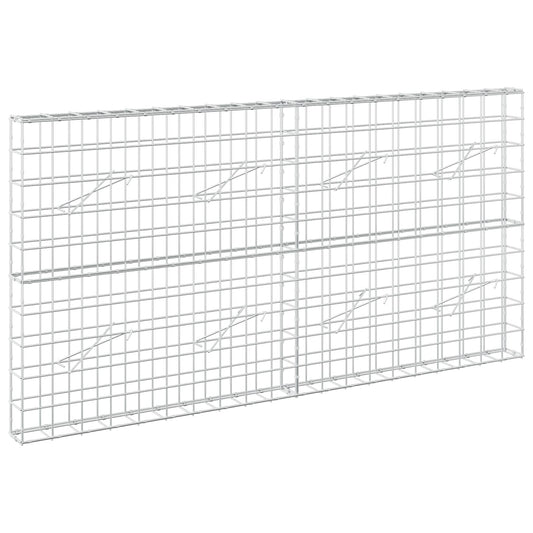 Gabion with 5 mm Wire and 10x10 cm Mesh 200x10x100 cm