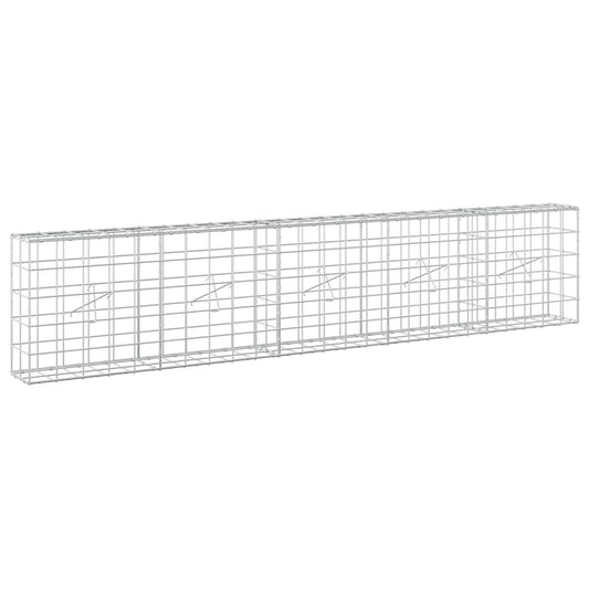 Gabion with 5 mm Wire and 10x10 cm Mesh 250x20x50 cm