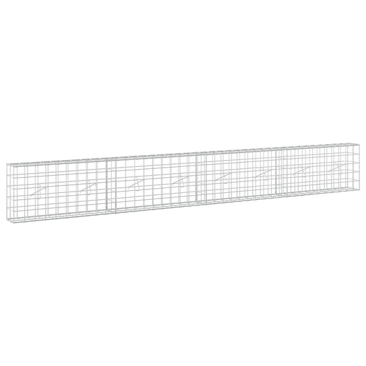 Gabion with 5 mm Wire and 10x10 cm Mesh 400x20x50 cm