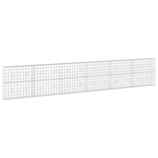 Gabion with 5 mm Wire and 10x10 cm Mesh 600x20x100 cm