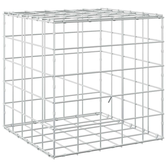 Gabion with 5 mm Wire and 10x10 cm Mesh 50x50x50 cm