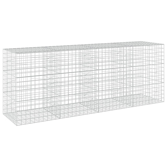 Gabion with 5 mm Wire and 10x10 cm Mesh 400x100x150 cm