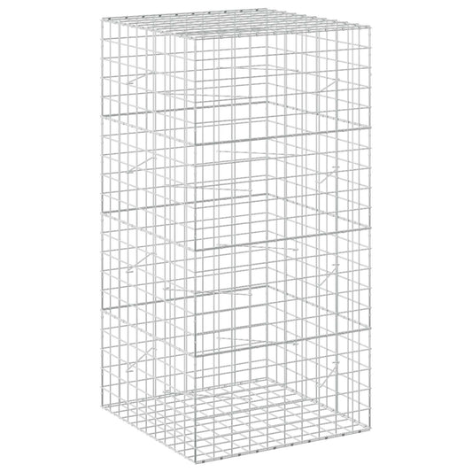Gabion with 5 mm Wire and 10x10 cm Mesh 100x100x200 cm