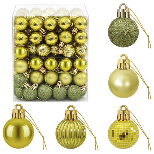 Christmas Ball Set 150 pcs Light Green 3 cm Polystyrene