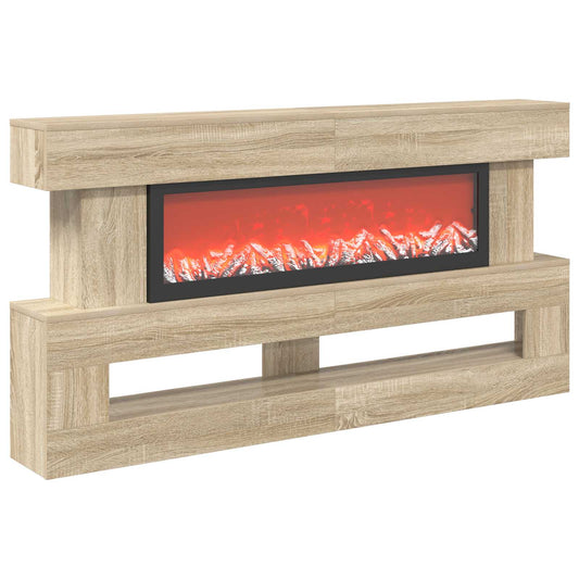 Electric Fireplace Sonoma 150 x 21 x 77 cm Engineered wood