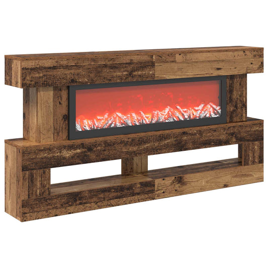 Electric Fireplace Old Wood 150 x 21 x 77 cm Engineered wood