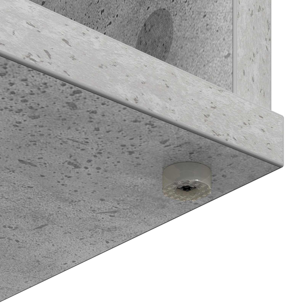 Electric Fireplace Concrete 100 x 37 x 45.5 cm Engineered wood