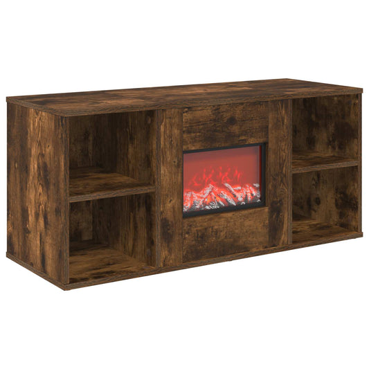 Electric Fireplace Smoked Oak 100 x 37 x 45.5 cm