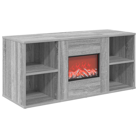Electric Fireplace Grey Sonoma 100 x 37 x 45.5 cm