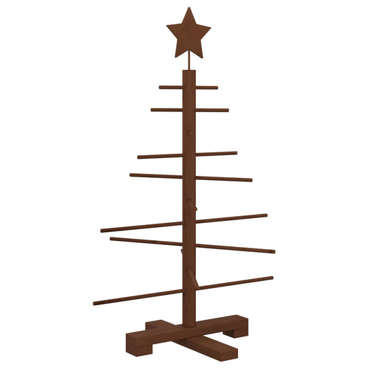 Wooden Christmas Tree 75 cm Bamboo and Solid Pine Wood