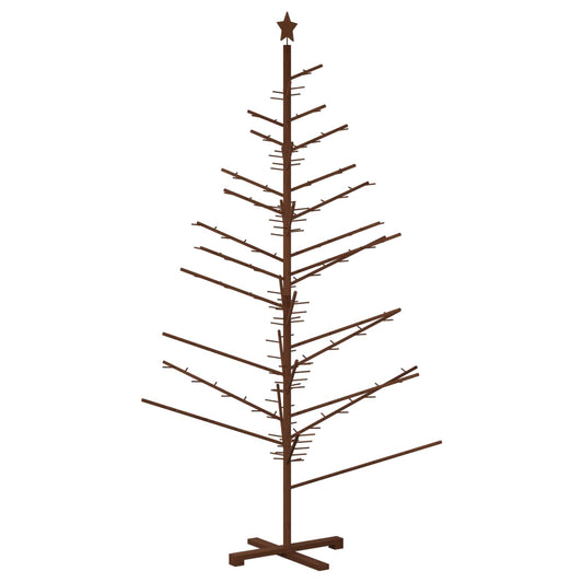 Wooden Christmas Tree 210 cm Bamboo and Solid Pine Wood