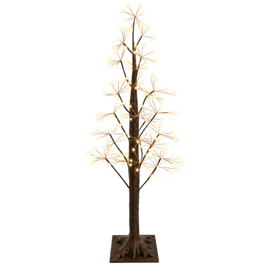 Starburst Christmas Tree Brown 17 x 17 x 120 cm Plastic