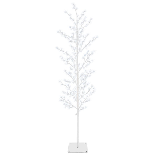 Micro Birch Christmas Tree White 20 x 20 x 180 cm Steel