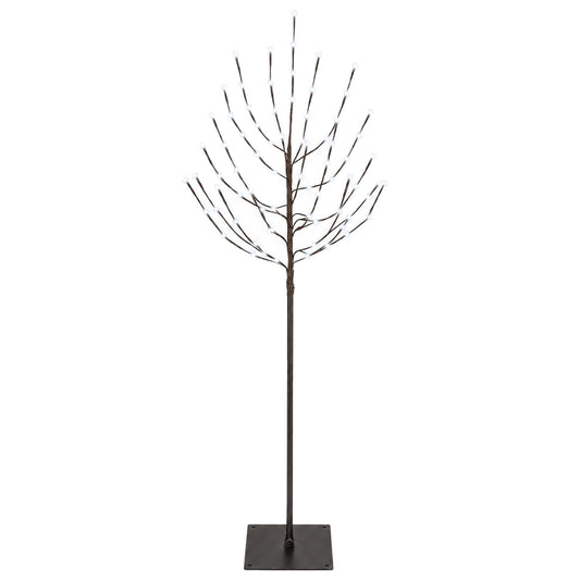 LED Christmas Tree Black 150 cm Steel 140 LEDs