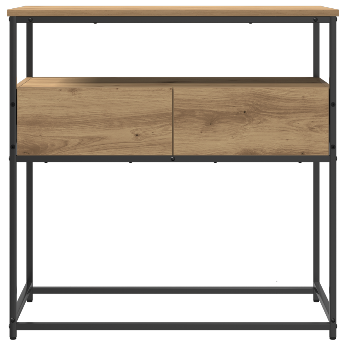Console Table with Drawer Artisan oak 75 x 40 x 75 cm