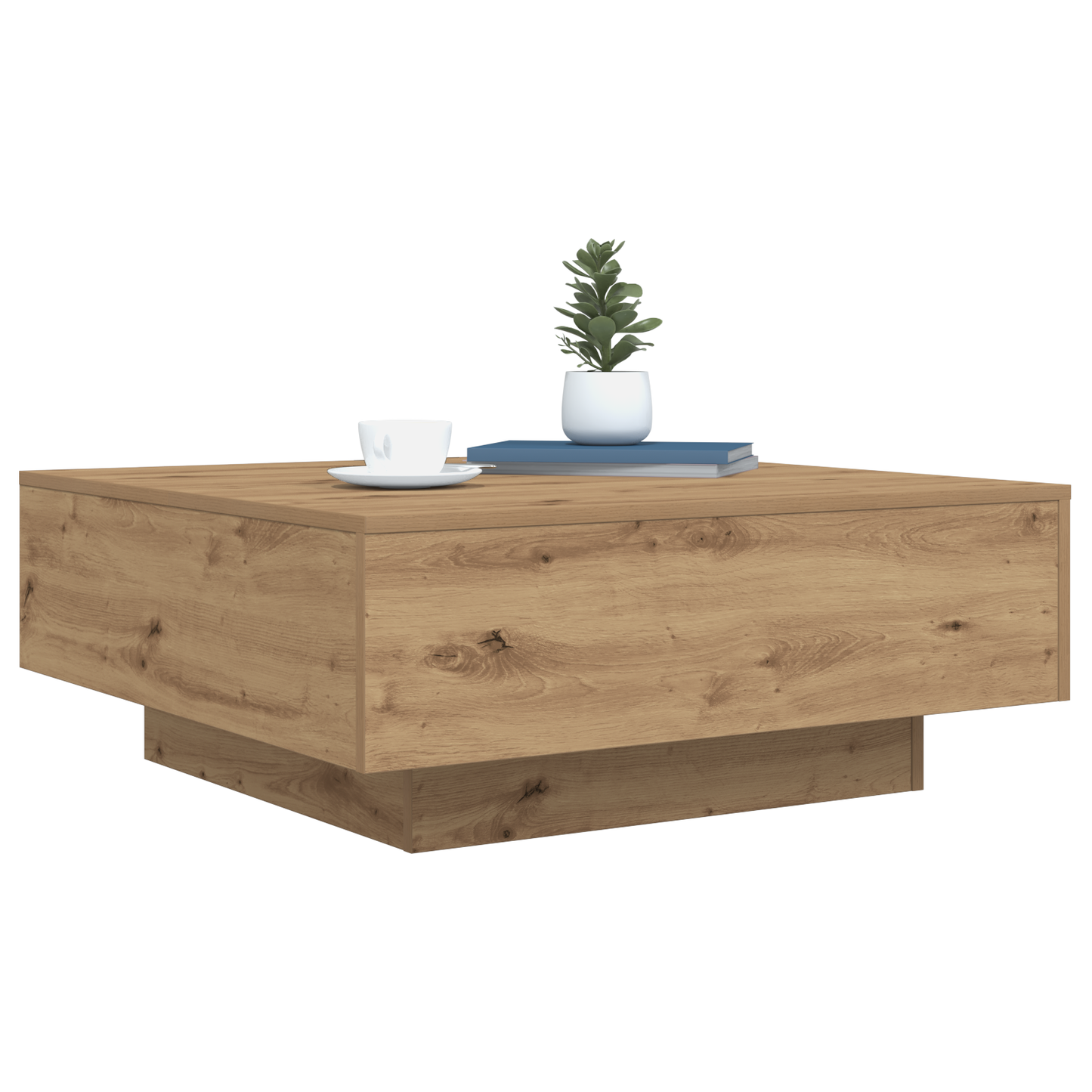 Coffee Table Artisan oak 80 x 80 x 31 cm Engineered wood