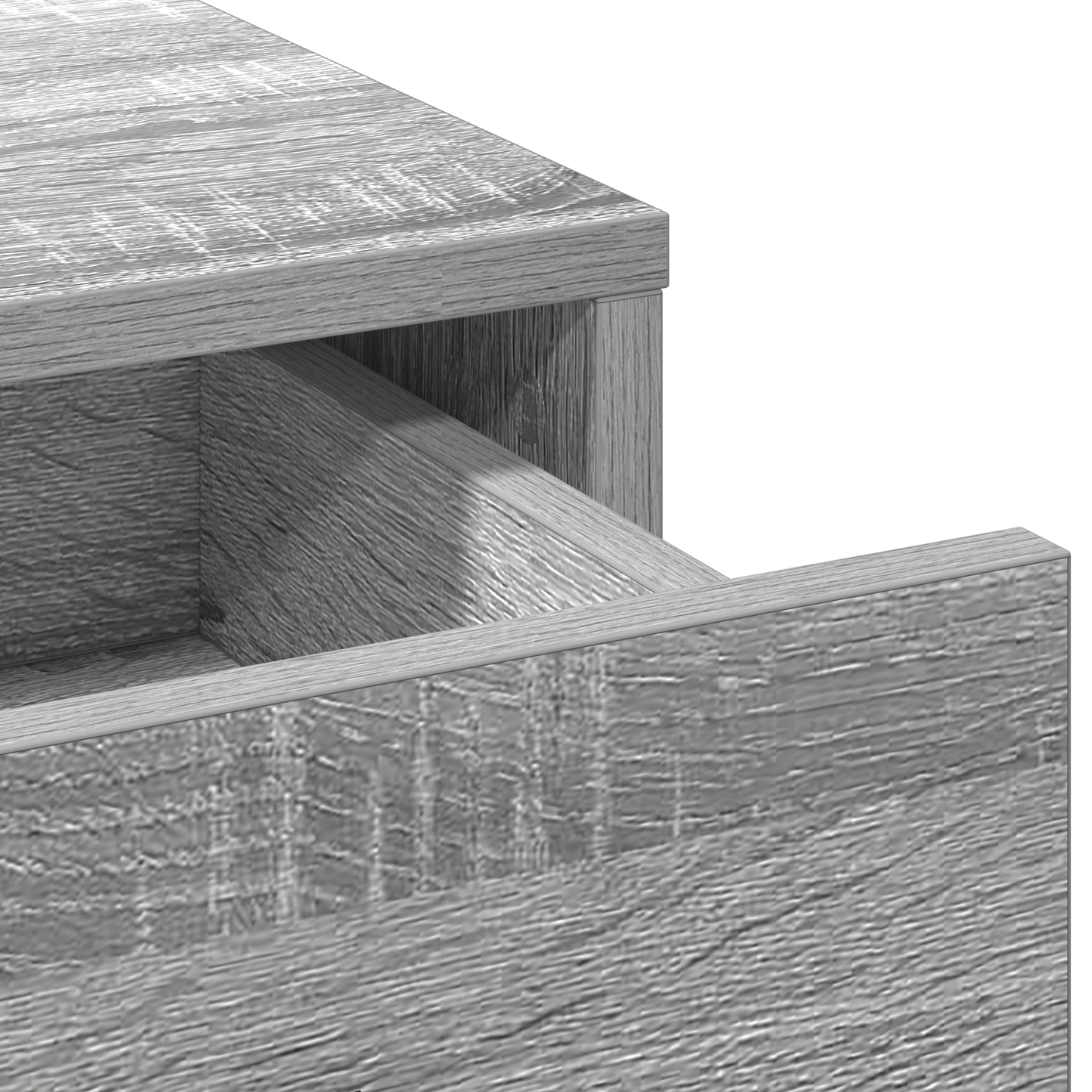 Dressing Table Grey sonoma 78.5 x 41 x 135 cm Engineered wood