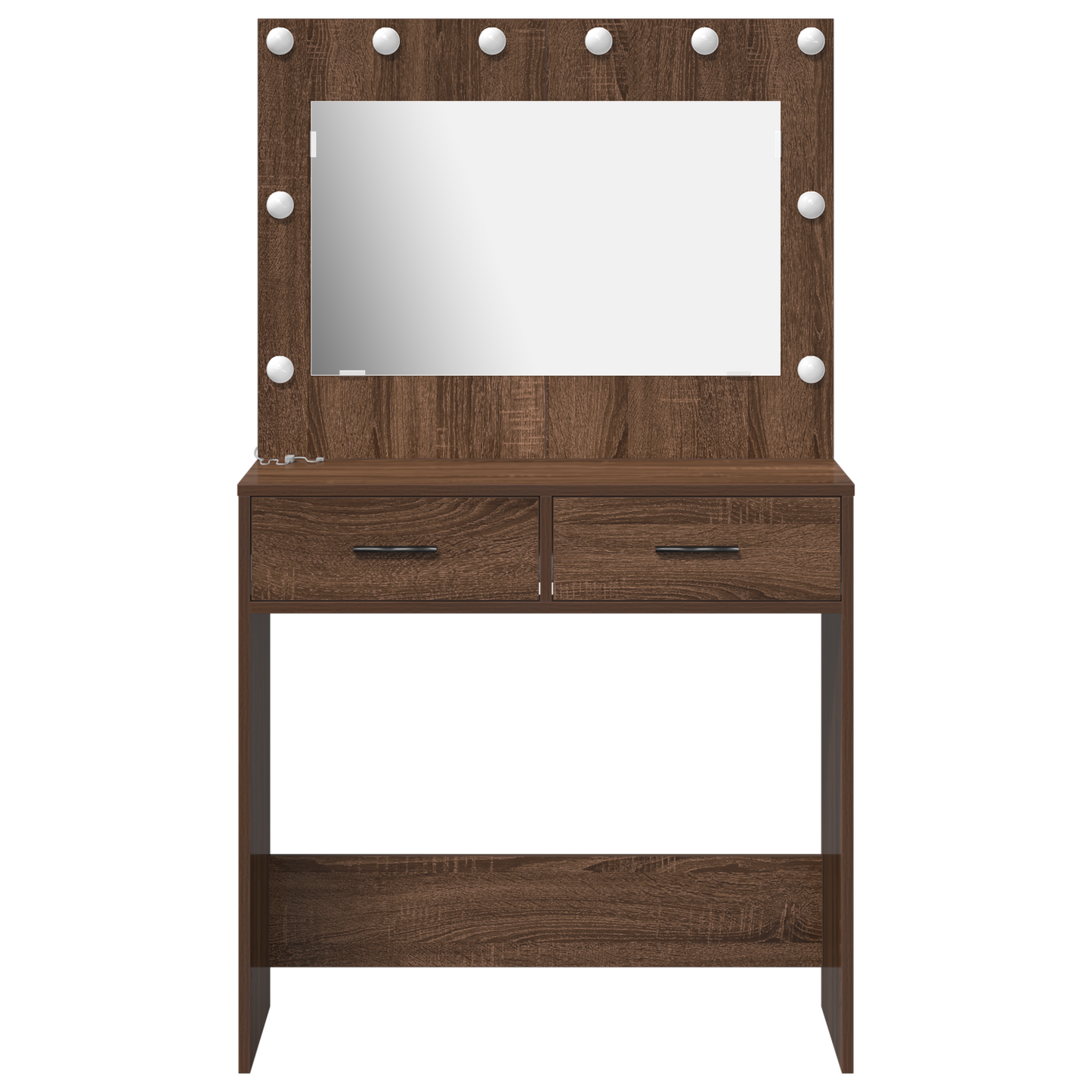 Dressing Table Brown oak 78.5 x 41 x 135 cm Engineered wood