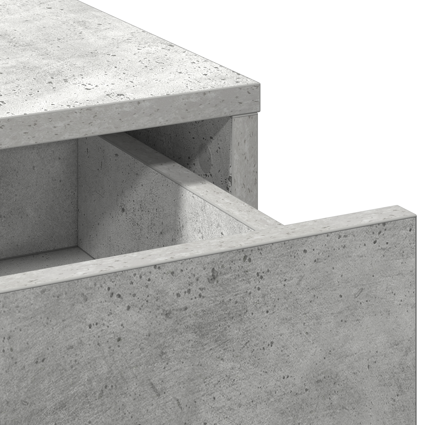 Dressing Table Concrete grey 50 x 41 x 135 cm Engineered wood