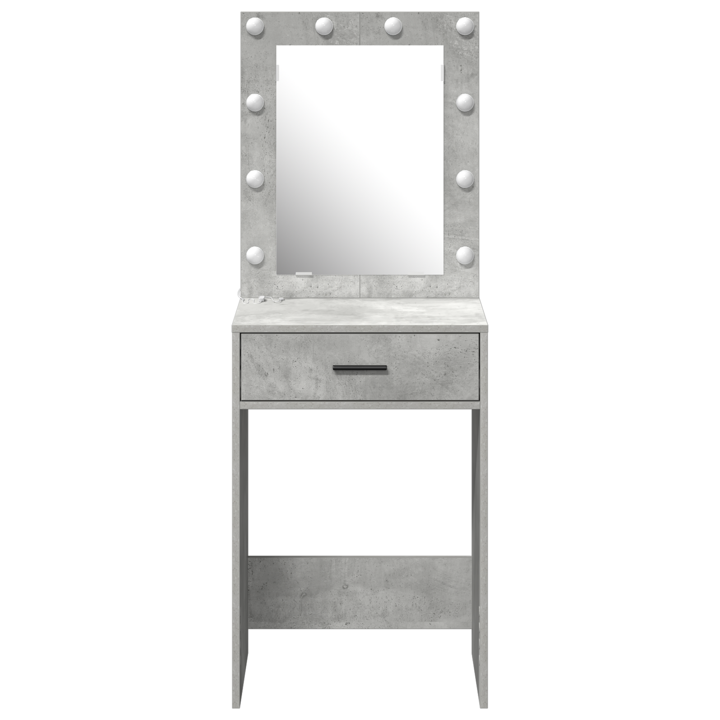Dressing Table Concrete grey 50 x 41 x 135 cm Engineered wood