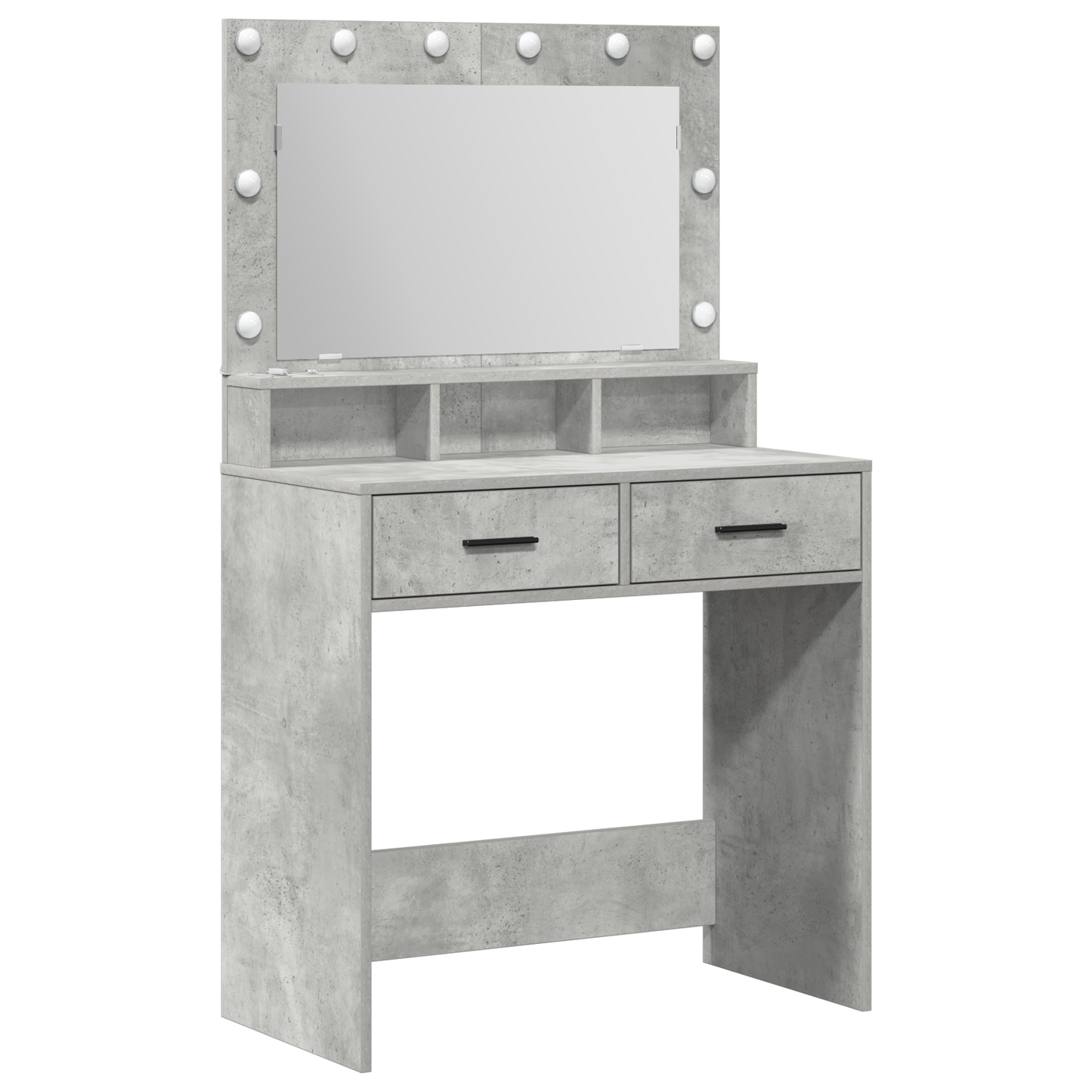 Dressing Table Concrete grey 79 x 41 x 135 cm Engineered wood
