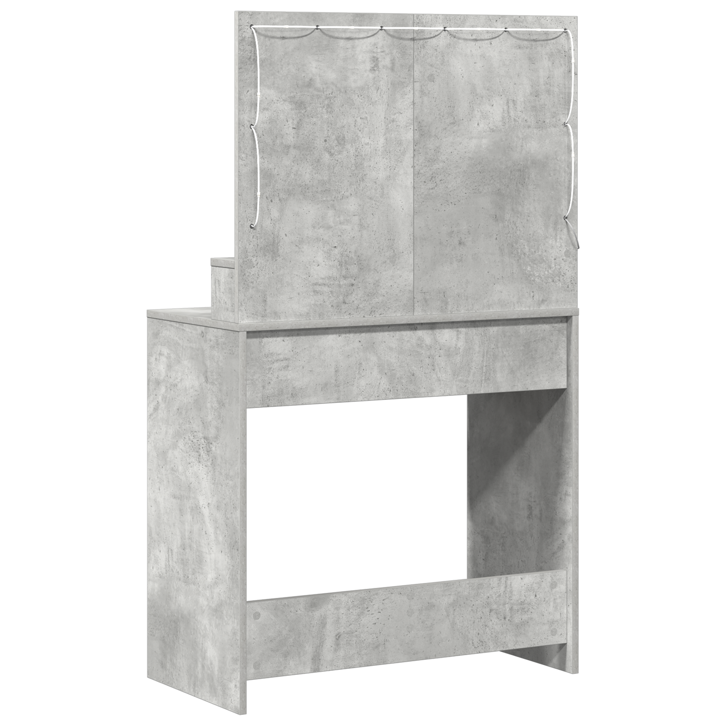 Dressing Table Concrete grey 79 x 41 x 135 cm Engineered wood