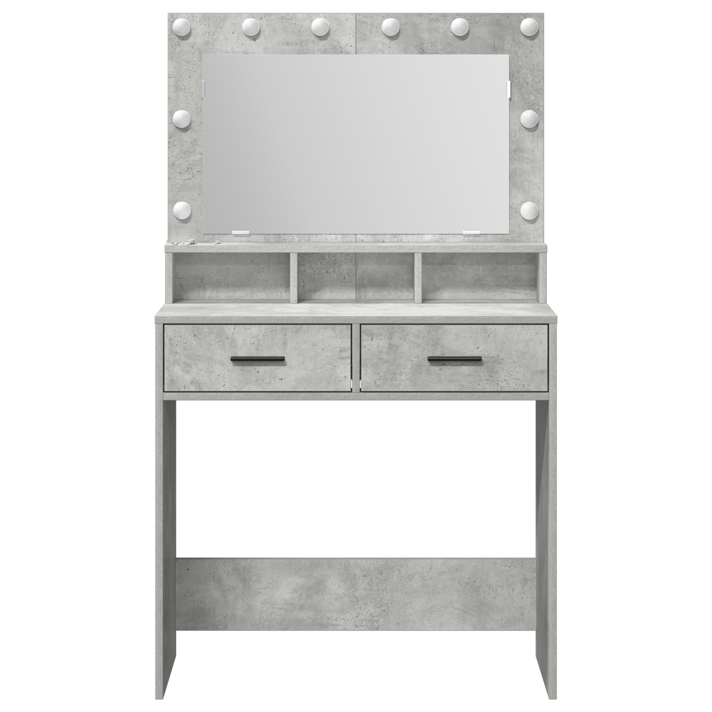 Dressing Table Concrete grey 79 x 41 x 135 cm Engineered wood