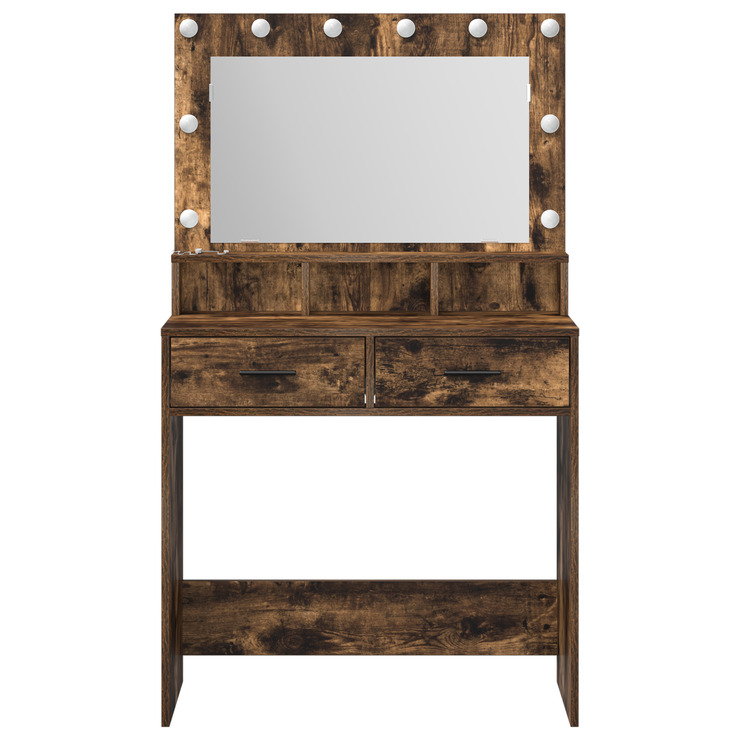 Dressing Table Smoked oak 79 x 41 x 135 cm Engineered wood