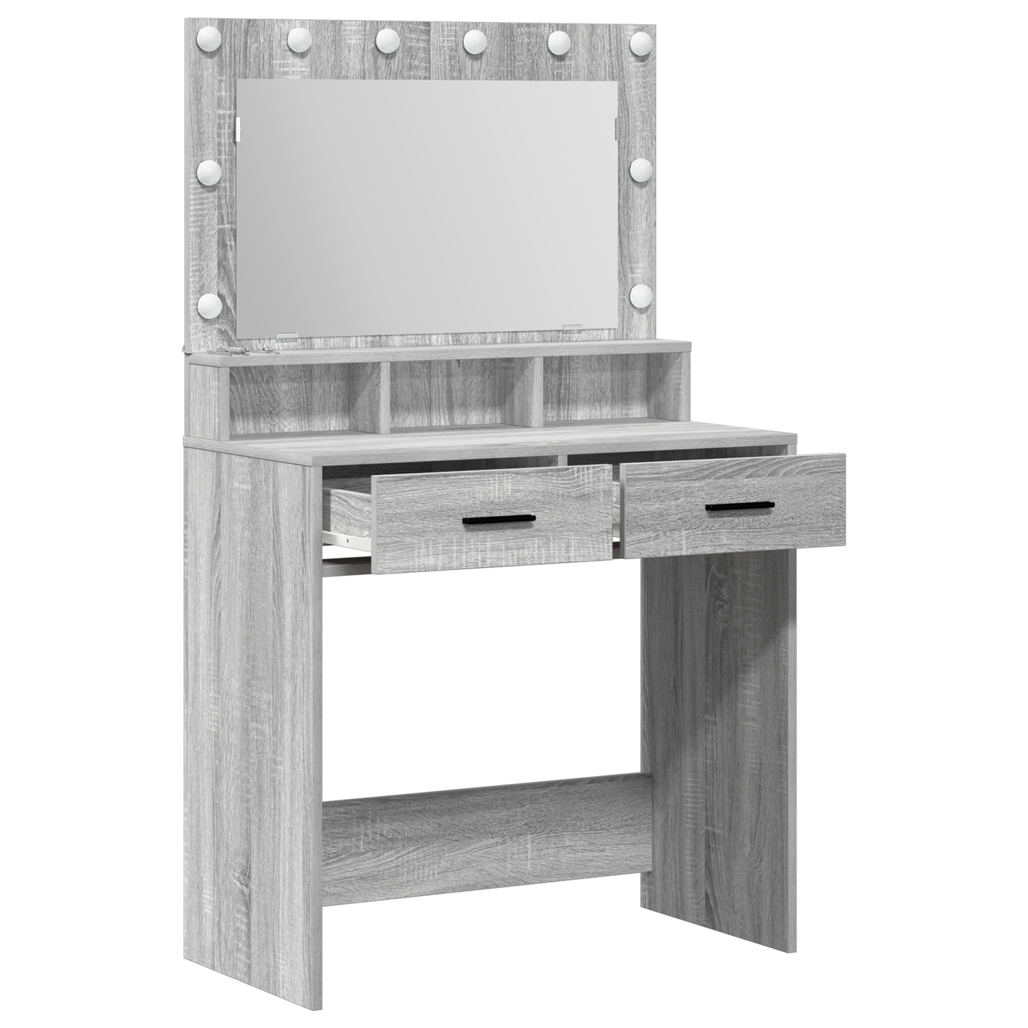 Dressing Table Grey Sonoma 79 x 41 x 135 cm Engineered wood